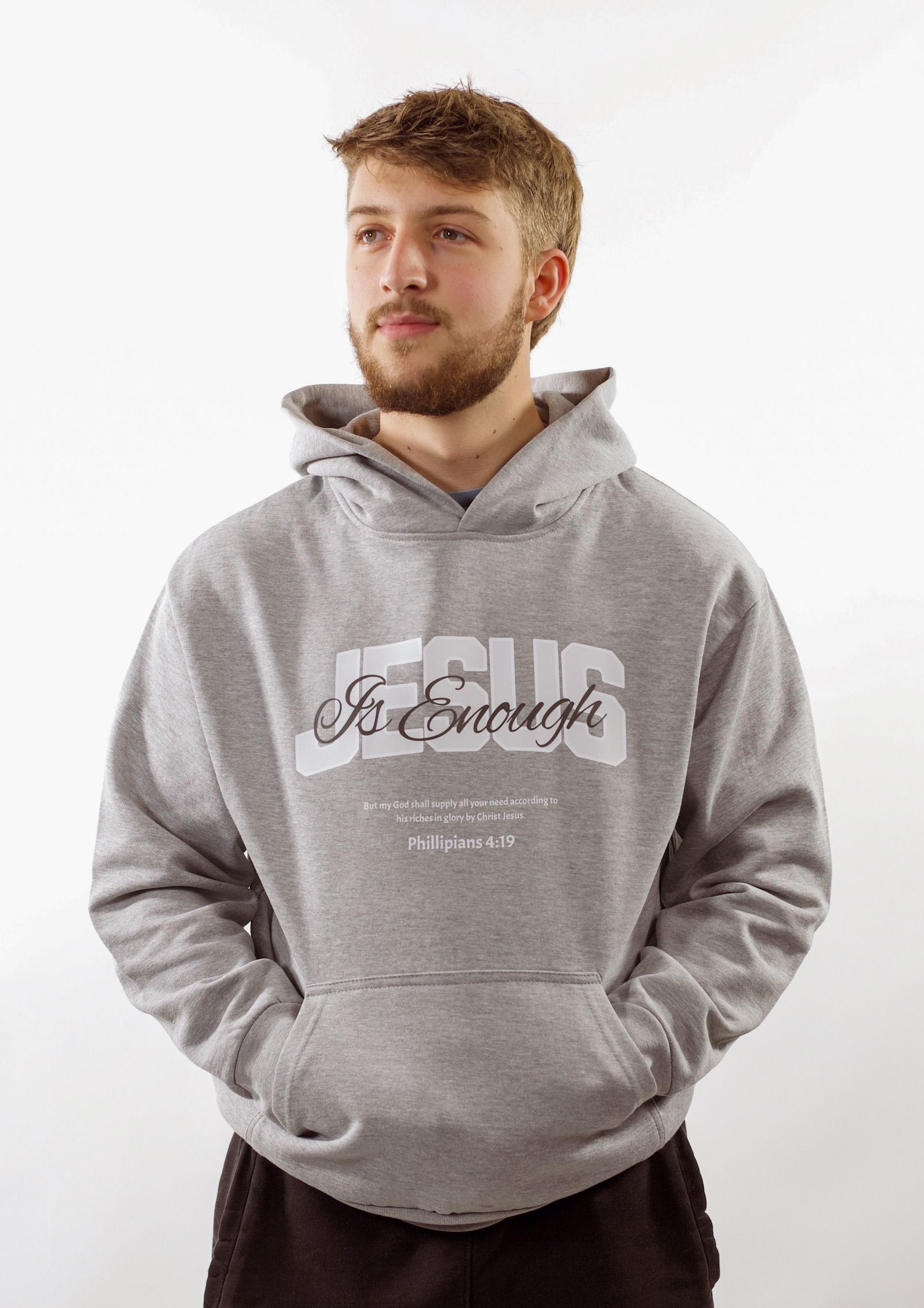 Jesus is Enough Hoodie – Christian Hoodie with Philippians 4